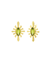 Load image into Gallery viewer, Sister Stud - 22K Gold Vermeil with Peridot-ZOE &amp; MORGAN-P&amp;K The General Store
