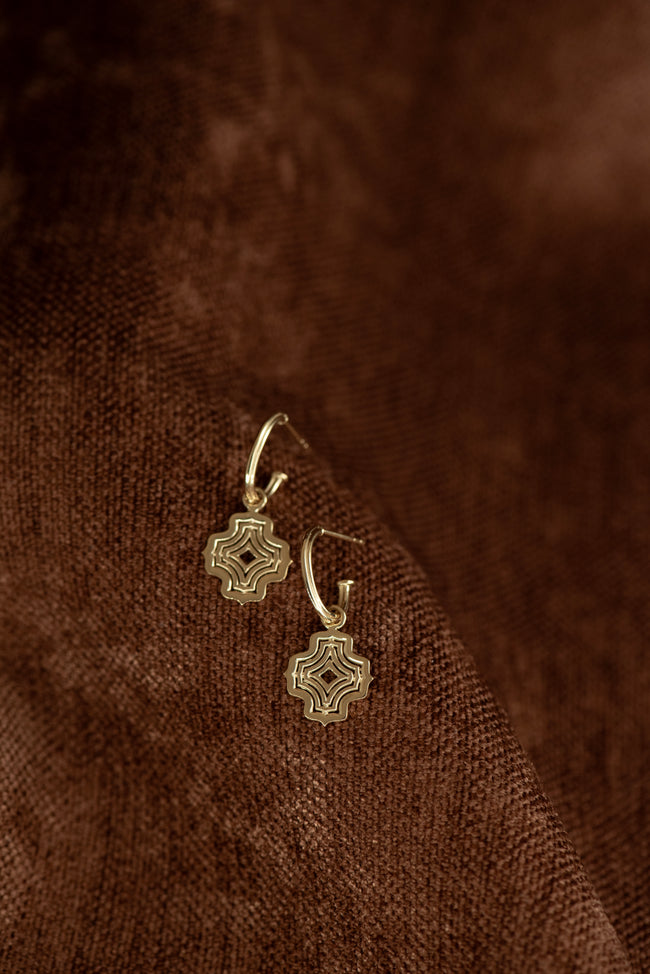 Alma Hoops - 22K Gold Vermeil-ZOE & MORGAN-P&amp;K The General Store