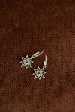 Load image into Gallery viewer, Nora Hoops - Sterling Silver with Chrome Diopsode-ZOE &amp; MORGAN-P&amp;K The General Store
