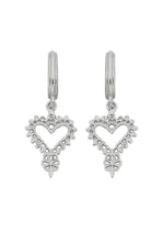 Load image into Gallery viewer, Mini Gypsy Heart Earrings - Sterling Silver-ZOE &amp; MORGAN-P&amp;K The General Store
