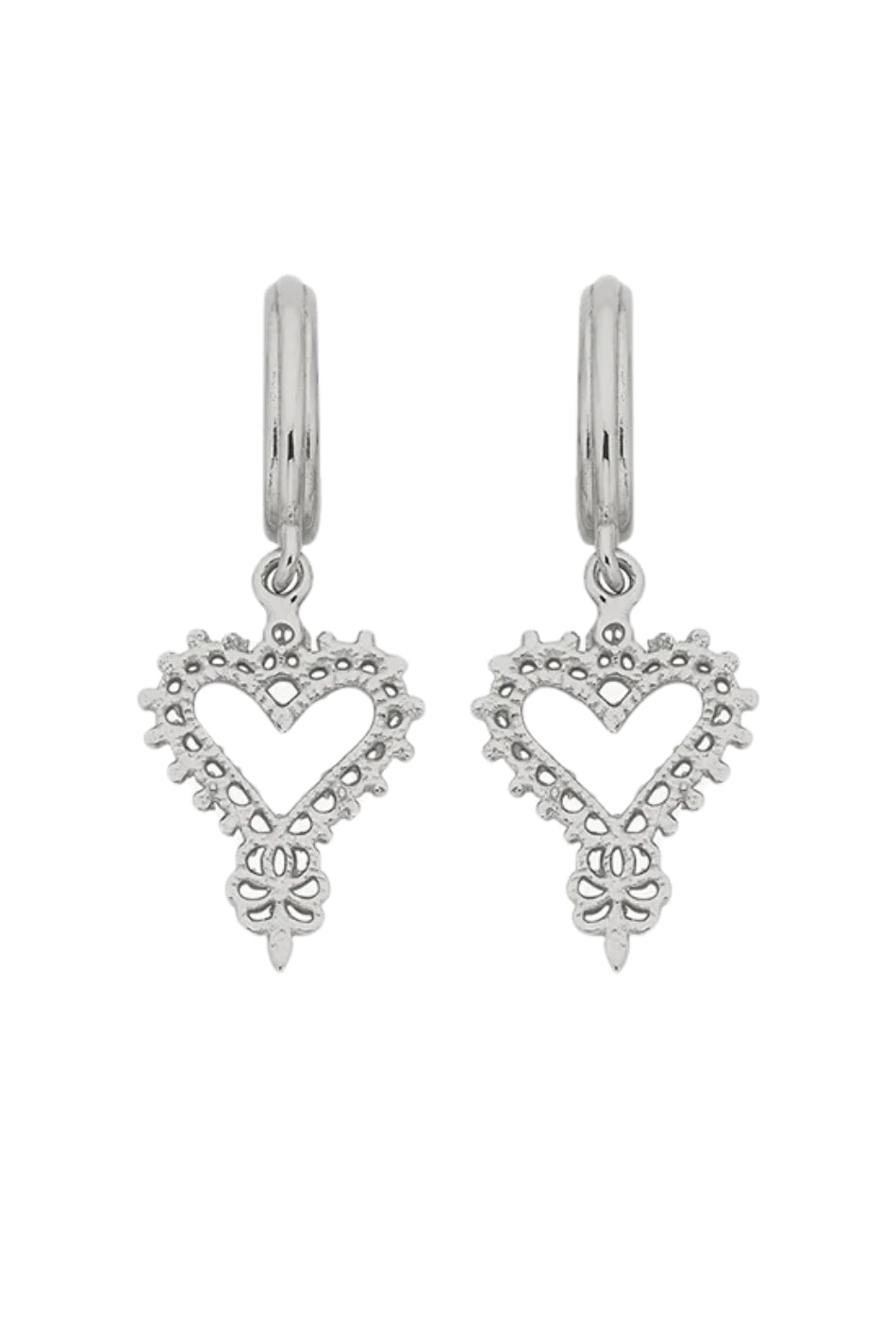 Mini Gypsy Heart Earrings - Sterling Silver-ZOE & MORGAN-P&K The General Store