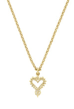 Load image into Gallery viewer, Mini Gypsy Heart Necklace - 22K Gold Vermeil-ZOE &amp; MORGAN-P&amp;K The General Store
