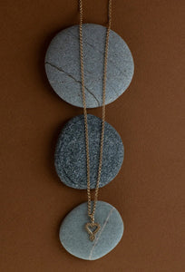Mini Gypsy Heart Necklace - 22K Gold Vermeil-ZOE & MORGAN-P&amp;K The General Store