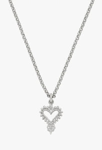 Mini Gypsy Heart Necklace - Sterling Silver-ZOE & MORGAN-P&amp;K The General Store