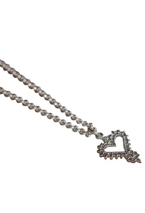 Mini Gypsy Heart Necklace - Sterling Silver-ZOE & MORGAN-P&amp;K The General Store