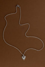 Load image into Gallery viewer, Mini Heart Ray Necklace - Sterling Silver-ZOE &amp; MORGAN-P&amp;K The General Store
