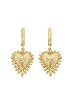 Load image into Gallery viewer, Mini Heart Rays - 22K Gold Vermeil-ZOE &amp; MORGAN-P&amp;K The General Store
