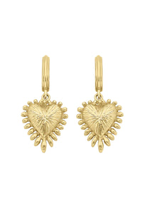 Mini Heart Rays - 22K Gold Vermeil-ZOE & MORGAN-P&amp;K The General Store