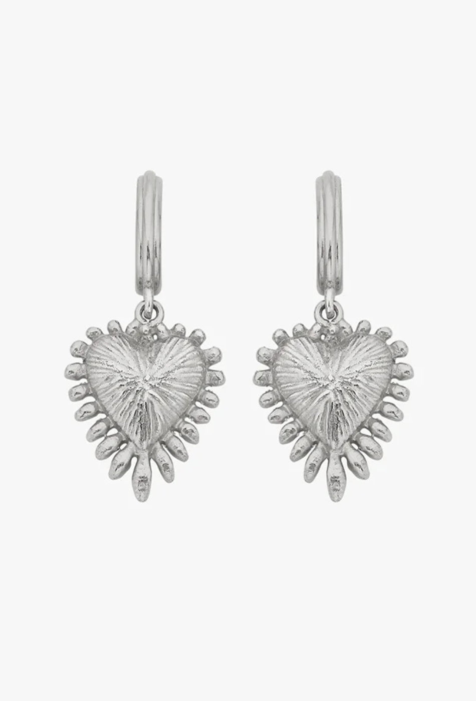Mini Heart Rays - Sterling Silver-ZOE & MORGAN-P&K The General Store