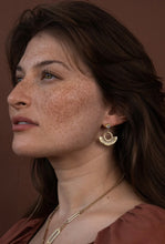 Load image into Gallery viewer, Pocket Full Of Sunshine Earrings - 22K Gold Plate with White Topaz-ZOE &amp; MORGAN-P&amp;K The General Store
