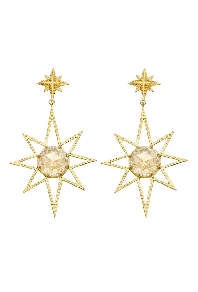 Sunburst Earrings - 22K Gold Vermeil with Lemon Quartz-ZOE & MORGAN-P&amp;K The General Store