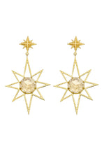 Load image into Gallery viewer, Sunburst Earrings - 22K Gold Vermeil with Lemon Quartz-ZOE &amp; MORGAN-P&amp;K The General Store
