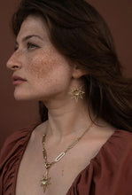 Load image into Gallery viewer, Sunburst Earrings - 22K Gold Vermeil with Lemon Quartz-ZOE &amp; MORGAN-P&amp;K The General Store

