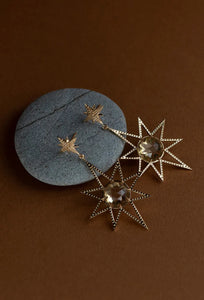 Sunburst Earrings - 22K Gold Vermeil with Lemon Quartz-ZOE & MORGAN-P&amp;K The General Store
