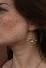 Load image into Gallery viewer, Sunburst Earrings - 22K Gold Vermeil with Lemon Quartz-ZOE &amp; MORGAN-P&amp;K The General Store
