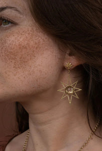 Sunburst Earrings - 22K Gold Vermeil with Lemon Quartz-ZOE & MORGAN-P&amp;K The General Store