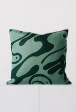 Load image into Gallery viewer, Tidal Pool Square Cushion - Green-Alfie-P&amp;K The General Store
