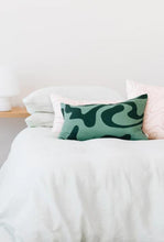 Load image into Gallery viewer, Tidal Pool Rectangle Cushion - Green-Alfie-P&amp;K The General Store
