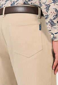 5 Pocket Twill Trouser - Stone-BEN SHERMAN-P&amp;K The General Store