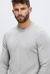 Signature Knitted Crew - Steel-BEN SHERMAN-P&amp;K The General Store