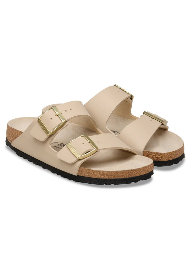 Arizona Birko-Flor Triples (Regular) - Sandcastle/Oyster-BIRKENSTOCK-P&amp;K The General Store