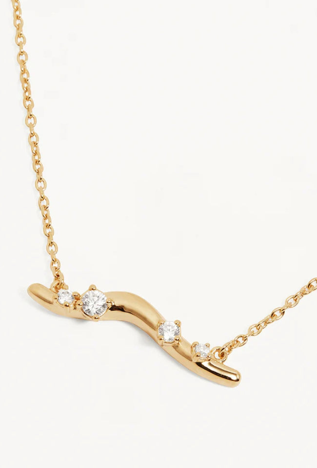 Chasing Tides Necklace - Gold-BY CHARLOTTE-P&amp;K The General Store