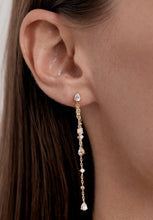 Load image into Gallery viewer, Cosmic Whisper Chain Earrings - Gold-BY CHARLOTTE-P&amp;K The General Store
