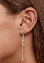 Load image into Gallery viewer, Cosmic Whisper Chain Earrings - Silver-BY CHARLOTTE-P&amp;K The General Store
