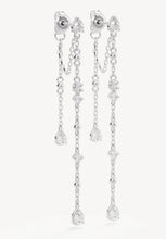 Load image into Gallery viewer, Cosmic Whisper Chain Earrings - Silver-BY CHARLOTTE-P&amp;K The General Store
