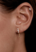 Load image into Gallery viewer, In The Stars Chain Huggie Earrings - Gold-BY CHARLOTTE-P&amp;K The General Store
