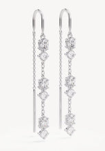 Load image into Gallery viewer, In The Stars Thread Earrings - Silver-BY CHARLOTTE-P&amp;K The General Store
