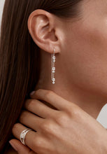 Load image into Gallery viewer, In The Stars Thread Earrings - Silver-BY CHARLOTTE-P&amp;K The General Store

