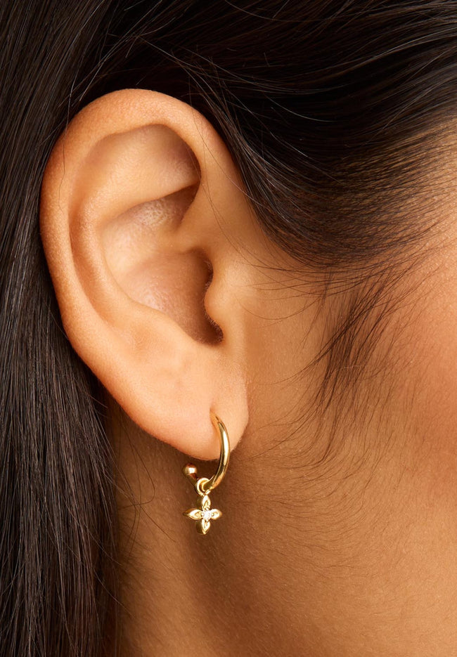 Live In Light Hoop Earrings-BY CHARLOTTE-P&amp;K The General Store