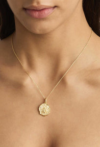 She is Zodiac Necklace - 18k Gold Vermeil/Libra-BY CHARLOTTE-P&amp;K The General Store