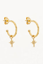 Load image into Gallery viewer, Starlight Hoops - Gold-BY CHARLOTTE-P&amp;K The General Store
