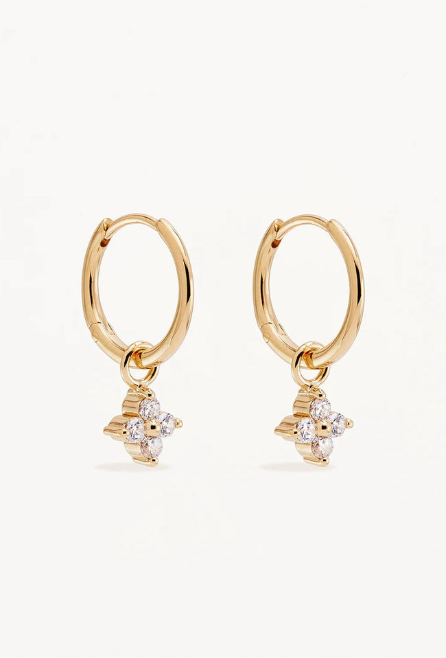 Crystal Bloom Hoops-BY CHARLOTTE-P&amp;K The General Store