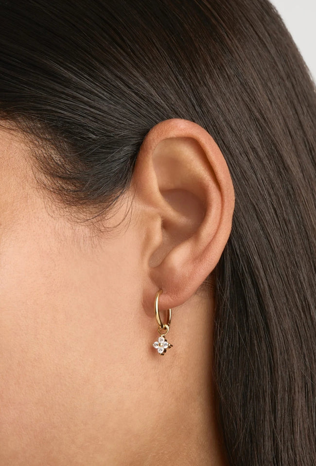 Crystal Bloom Hoops-BY CHARLOTTE-P&amp;K The General Store