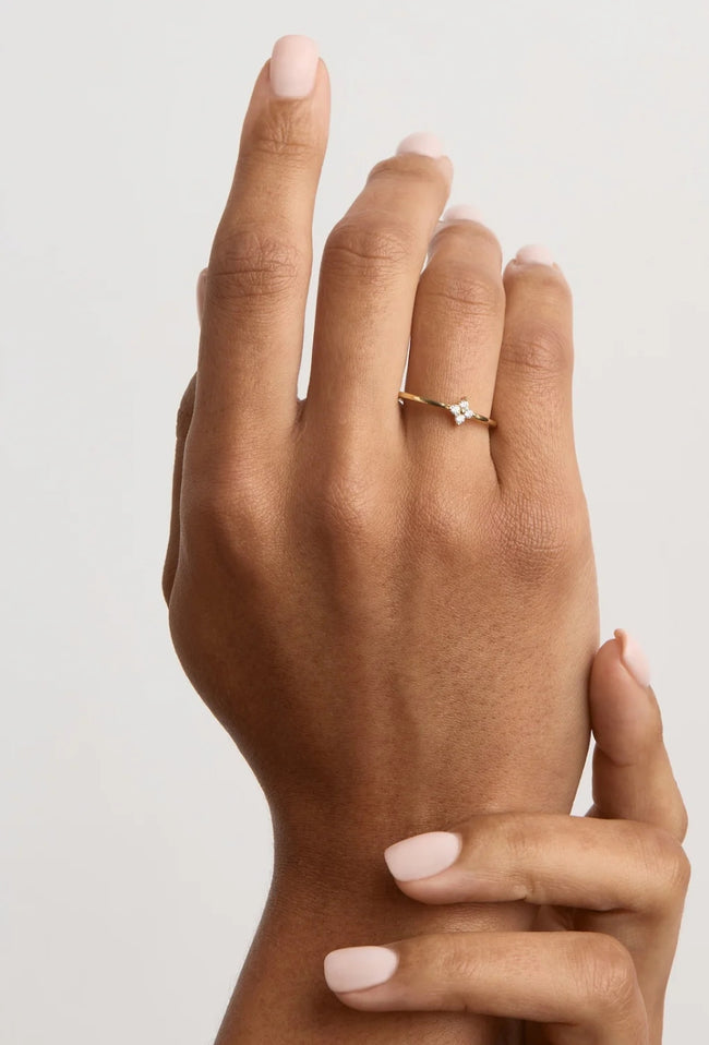 Crystal Bloom Ring-BY CHARLOTTE-P&amp;K The General Store