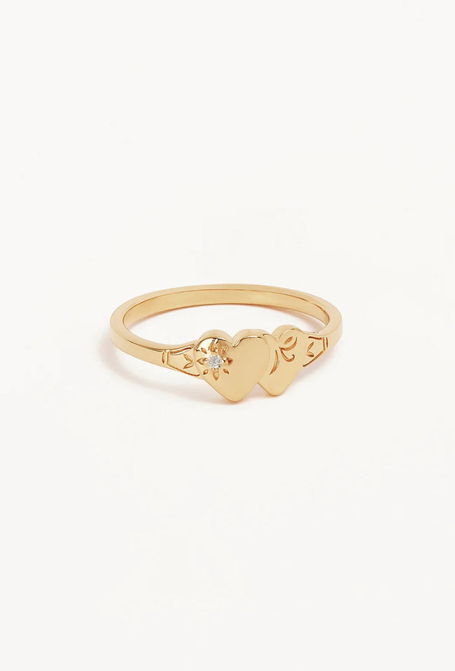Forever Intertwined Heart Signet Ring-BY CHARLOTTE-P&amp;K The General Store