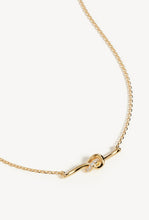 Load image into Gallery viewer, Love Knot Diamond Necklace - Gold Vermeil-BY CHARLOTTE-P&amp;K The General Store
