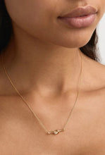 Load image into Gallery viewer, Love Knot Diamond Necklace - Gold Vermeil-BY CHARLOTTE-P&amp;K The General Store
