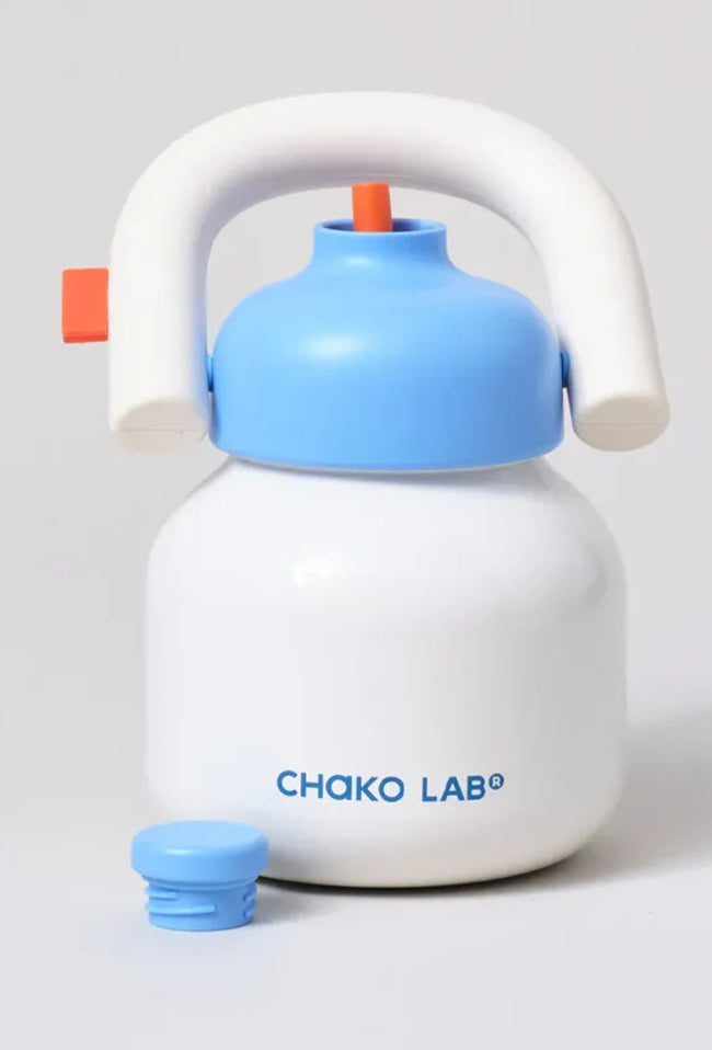 Linlin Kettle Water Bottle - Stainless - White-CHAKO LAB-P&amp;K The General Store