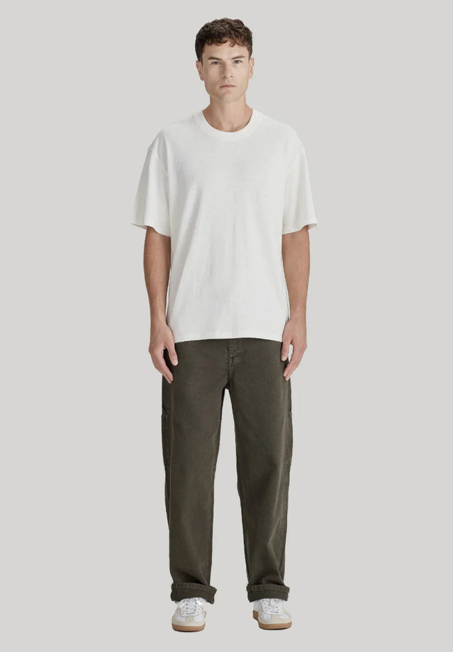 Mens Hemp Jersey SS Tee - White-COMMONERS-P&amp;K The General Store