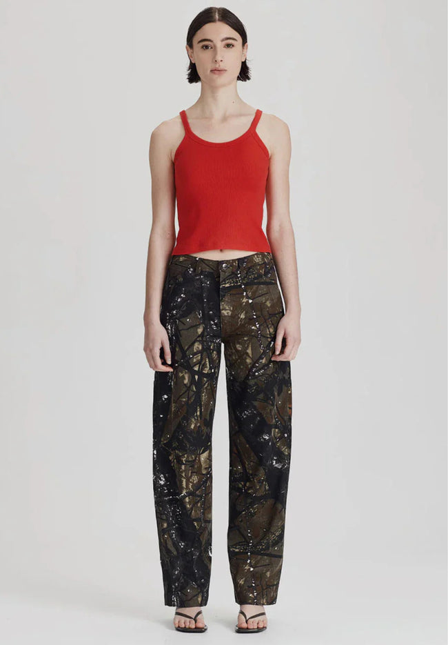 Womens Base Rib Tank - Red-COMMONERS-P&amp;K The General Store