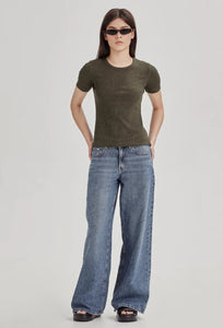 Womens Base SS - Khaki-COMMONERS-P&amp;K The General Store
