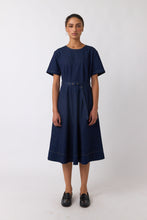 Load image into Gallery viewer, Denim Sculpt Dress - Indigo
