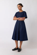 Load image into Gallery viewer, Denim Sculpt Dress - Indigo
