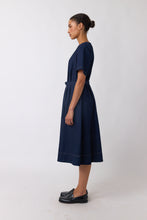 Load image into Gallery viewer, Denim Sculpt Dress - Indigo
