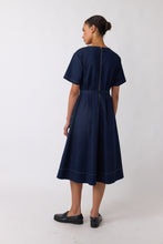 Load image into Gallery viewer, Denim Sculpt Dress - Indigo
