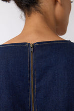 Load image into Gallery viewer, Denim Sculpt Dress - Indigo
